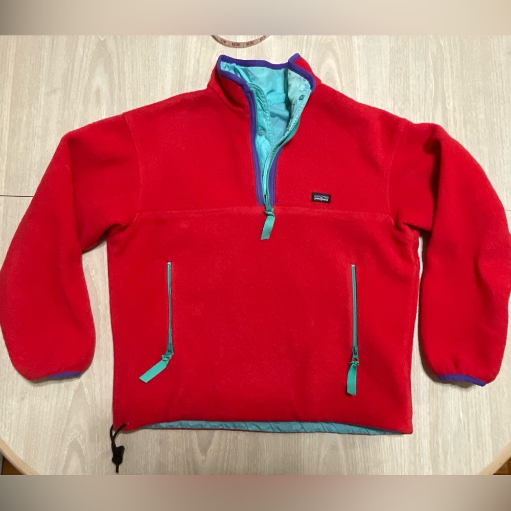 Vintage Patagonia Reversible Fleece Quarterzip
